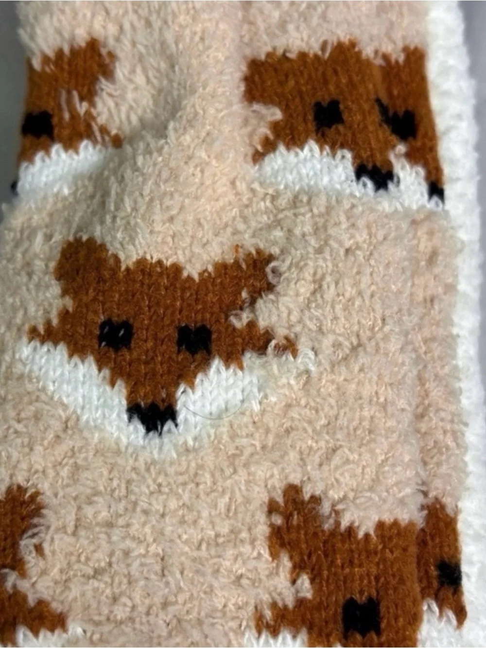 New Born Socks Women’s 5 Pair Fox Multicolor Plush Soft Cozy No Show Sock Casual
